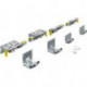 Ferrure de porte coulissante 9278780 max.60kg zingué