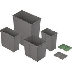 Poubelle.9279396 pour 8 l anthracite