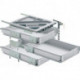 Ensemble de conteneurs 41064 acier