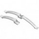 Porte-câble B20mmL220mm gris