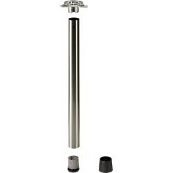 Pied de table Ayo Ø60x1200mm inoxoptik
