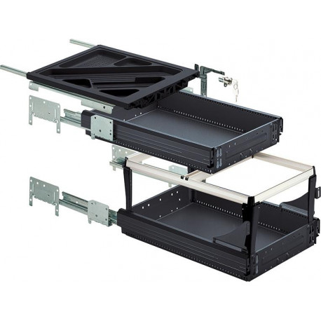 Ensemble de conteneurs 46746 acier