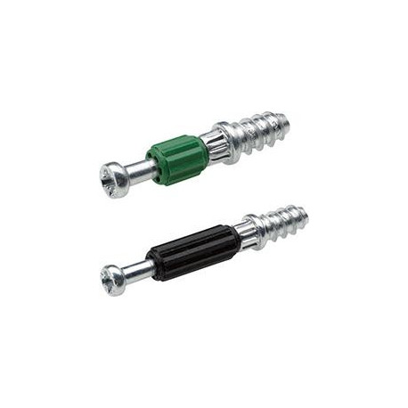 Chevilles à visser 48037Ø5mm zingué/vert