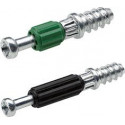 Chevilles à visser 48037Ø5mm zingué/vert