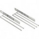 Porte-serviettes 492342 brasB102mmacier