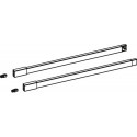Ensemble garde-corps longitudinal ArciTech 9149292NL 650mm blanc