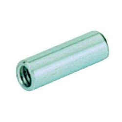 Douille filetée 15 mm acier chromé
