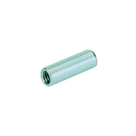 Douille filetée 15 mm acier chromé