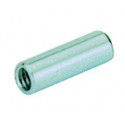 Douille filetée 15 mm acier chromé