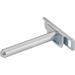 Supports d'étagère en titane 2, chromé