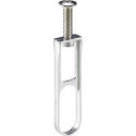Support tube ovale Sl 781 M plaqué nickel