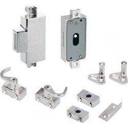 Serrure espagnolette.72217D25 Métal nickelé