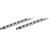 Barres de verrouillage Stop Control noir plastique