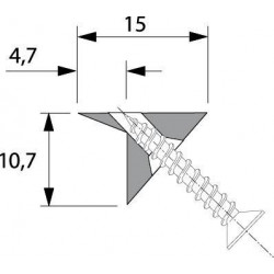Connexion arrière 79438 plastique non traité
