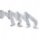 Support visière 9186462 aluminium