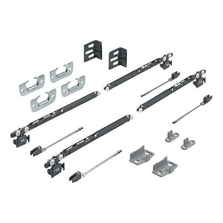 Ensemble de ferrures pour portes coulissantes 9208511
