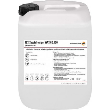 Nettoyant spécial IBS WAS 60.100 20L (dissolvant de résine)
