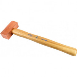 Marteau en cuivre 1500g avec manche en hickory Haso
