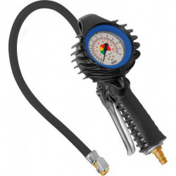 Compteur de gonflage manuel avec bouchon dynamométrique non calibré 0-12bar RIEGLER