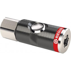 Raccord de sécurité DN 7,4 mm, filetage intérieur filetage IG G1/2 RIEGLER