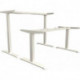 Cadre table elévatrice bureau 2M2S blanc RAL 9010 695-1145 mm