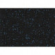Sol pour sport caoutchouc noir/bleu 6mm 1,25x10m
