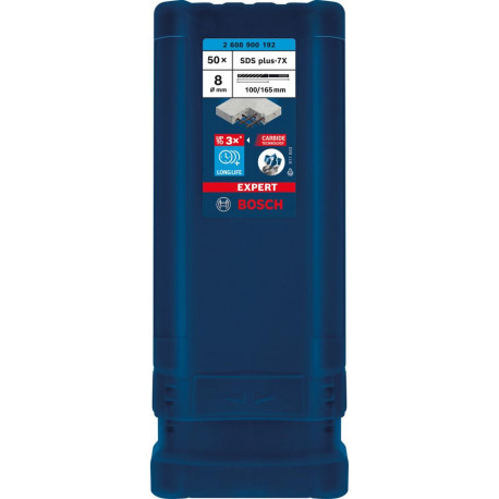 Foret perforateur SDS-plus 7x 8x100x165mm 50St EXPERT Bosch
