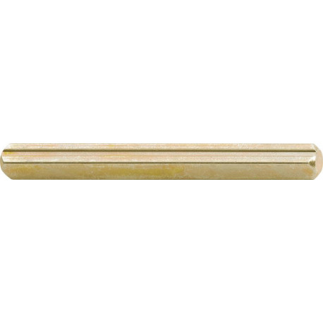 Goupille porte 8x160mm avec fente acier vz