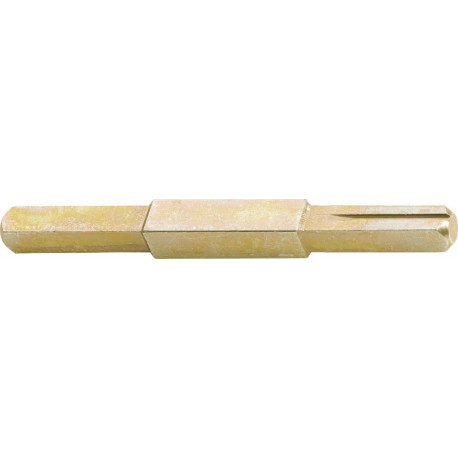 Goupille pleine avec rainure 8/10/8x130mm acier vz