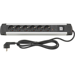 Multuprises 6-prises H05VV-F3G15 16m Aluminium FORTIS