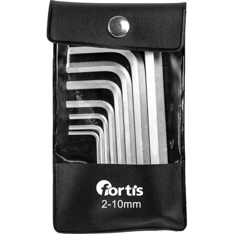 Set Clé allen in Tasche 8-unités 2-10mm FORTIS