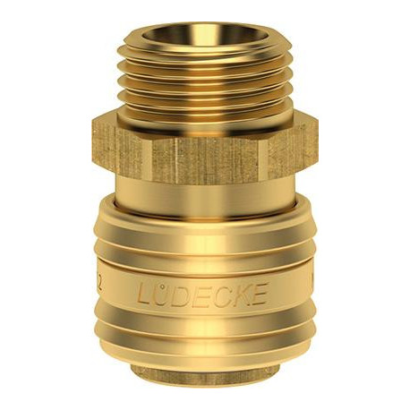 Raccord rapide NW 72mm Laiton série ES AG G1 / 4 LÜDECKE