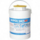 Distributeur de lingettes humides WIPEX-WET jaune plastique