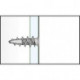 Cheville pour plaques de plâtre CELO GKDZ 37, zinc moulé sous pression (Par 100)