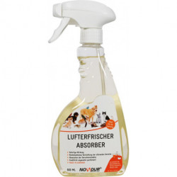 Assainisseur d'air absorbeur 500 ml / flacon pulvérisateur NOVADUR (Par 10)