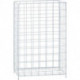 Corbeille treillis 60 litres métal blanc