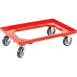 Chariot de transport 415 x 615mm rouge