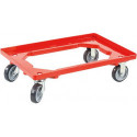 Chariot de transport 415 x 615mm rouge