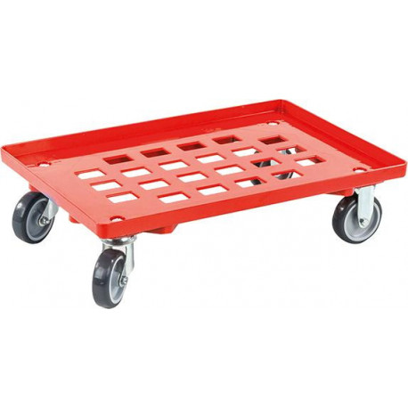 Chariot de transport 416 x 615mm rouge Raster