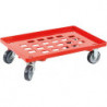 Chariot de transport 416 x 615mm rouge Raster