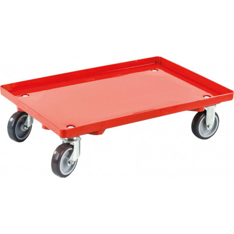 Chariot de transport 417 x 615mm rouge 