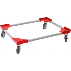 Chariot de transport 610 x 810mm rouge
