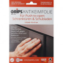Film anti-germes push-to-open