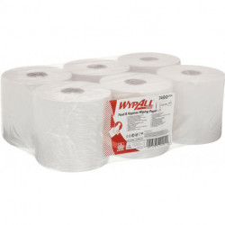 Lingette papier WypAll L10 à retrait central pour Roll Control / blanc (Par 6)