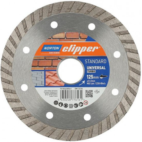 Disque diamant Standard Universal Turbo Ø125