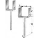 Patin de colonne PPD73 / 70G SST