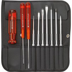 Set Lames interchangeables 10-unités in Pochette enroulable PB Swiss Tools