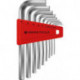 Set Clé allen en support plastique 9-unités 15-10mm PB Swiss Tools