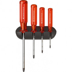 Set Tournevis 4-unités PH im support mural Classic PB Swiss Tools