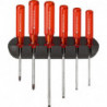 Set Tournevis 6-unités Fente PH im support mural Classic PB Swiss Tools